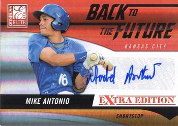 2011 Donruss Elite Extra Edition - Back to the Future Signatures #1 Mike Antonio Front