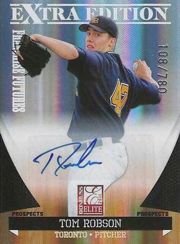 2011 Donruss Elite Extra Edition - Franchise Futures Signatures #71 Tom Robson Front