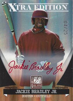 2011 Donruss Elite Extra Edition - Prospects Signature Red Ink #P-30 Jackie Bradley Jr. Front
