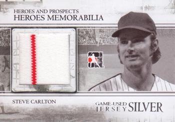 2011 In The Game Heroes & Prospects - Heroes Jerseys Silver #HM-11 Steve Carlton Front