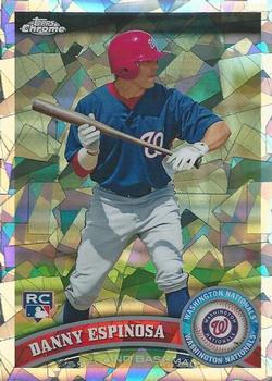 2011 Topps Chrome - Atomic Refractors #33 Danny Espinosa Front