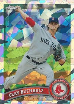 2011 Topps Chrome - Atomic Refractors #116 Clay Buchholz Front