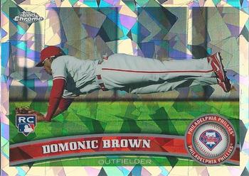 2011 Topps Chrome - Atomic Refractors #186 Domonic Brown Front