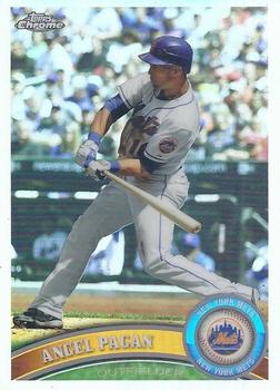 2011 Topps Chrome - Refractors #157 Angel Pagan Front