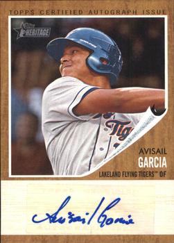 2011 Topps Heritage Minor League - Real One Autographs #RA-AG Avisail Garcia Front
