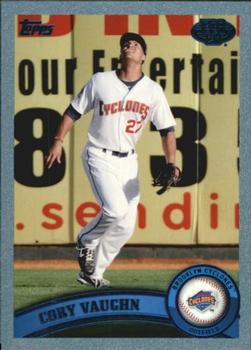 2011 Topps Pro Debut - Blue #205 Cory Vaughn Front