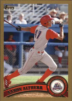 2011 Topps Pro Debut - Gold #16 Aaron Altherr Front