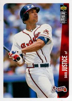 1996 Collector's Choice #43 David Justice Front