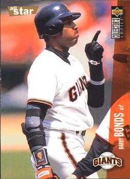 1996 Collector's Choice #300 Barry Bonds Front
