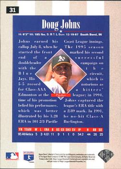 1996 Collector's Choice #31 Doug Johns Back