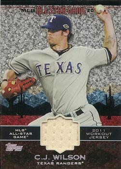 2011 Topps Update - All-Star Stitches Diamond Anniversary #AS-20 C.J. Wilson Front