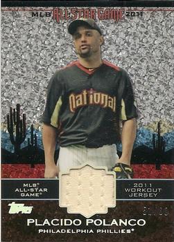 2011 Topps Update - All-Star Stitches Diamond Anniversary #AS-73 Placido Polanco Front