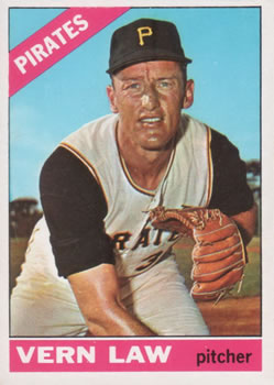 1966 Topps #15 Vern Law Front