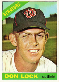 1966 Topps #165 Don Lock Front
