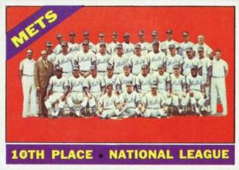 1966 Topps #172 New York Mets Front