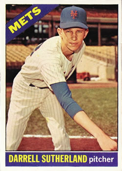 1966 Topps #191 Darrell Sutherland Front