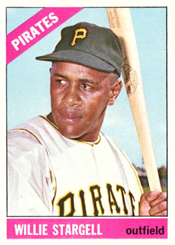1966 Topps #255 Willie Stargell Front