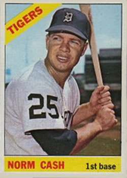 1966 Topps #315 Norm Cash Front