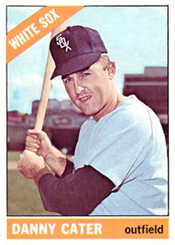 1966 Topps #398 Danny Cater Front