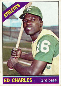 1966 Topps #422 Ed Charles Front