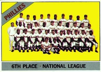 1966 Topps #463 Philadelphia Phillies Front