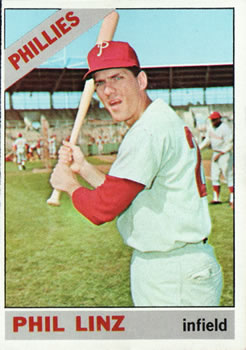 1966 Topps #522 Phil Linz Front