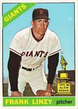 1966 Topps #78 Frank Linzy Front
