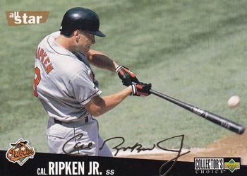 1996 Collector's Choice - Gold Signature #1 Cal Ripken Jr. Front