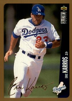 1996 Collector's Choice - Gold Signature #183 Eric Karros Front