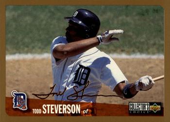 1996 Collector's Choice - Gold Signature #546 Todd Steverson Front