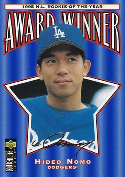 1996 Collector's Choice - Gold Signature #705 Hideo Nomo Front