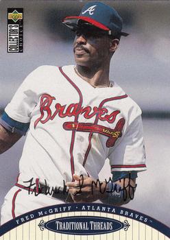 1996 Collector's Choice - Silver Signature #107 Fred McGriff Front