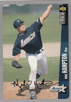 1996 Collector's Choice - Silver Signature #158 Mike Hampton Front