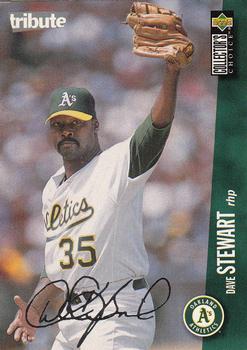 1996 Collector's Choice - Silver Signature #246 Dave Stewart Front