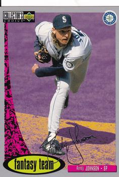 1996 Collector's Choice - Silver Signature #269 Randy Johnson Front