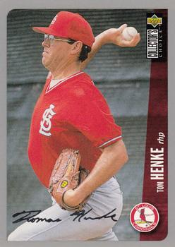 1996 Collector's Choice - Silver Signature #285 Tom Henke Front