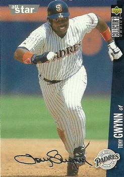1996 Collector's Choice - Silver Signature #290 Tony Gwynn Front