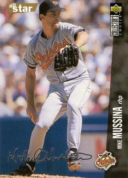 1996 Collector's Choice - Silver Signature #465 Mike Mussina Front