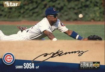 1996 Collector's Choice - Silver Signature #490 Sammy Sosa Front