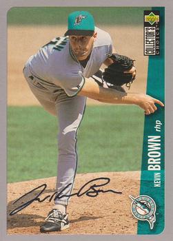 1996 Collector's Choice - Silver Signature #554 Kevin Brown Front