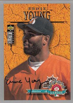 1996 Collector's Choice - Silver Signature #666 Ernie Young Front