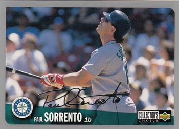 1996 Collector's Choice - Silver Signature #727 Paul Sorrento Front