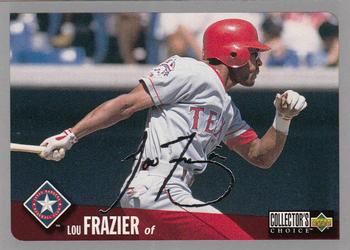 1996 Collector's Choice - Silver Signature #742 Lou Frazier Front