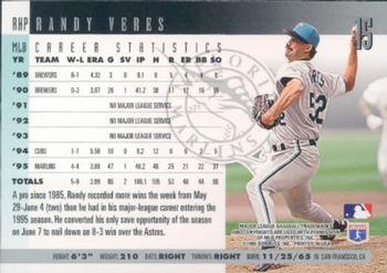 1996 Donruss #15 Randy Veres Back