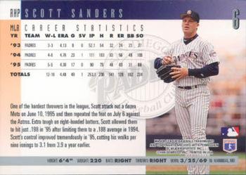 1996 Donruss #6 Scott Sanders Back