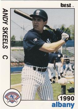 1990 Best Albany-Colonie Yankees #13 Andy Skeels  Front