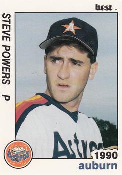 1990 Best Auburn Astros #11 Steve Powers  Front