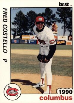 1990 Best Columbus Mudcats #16 Fred Costello  Front