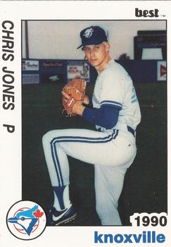 1990 Best Knoxville Blue Jays #20 Chris Jones  Front