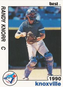 1990 Best Knoxville Blue Jays #26 Randy Knorr  Front